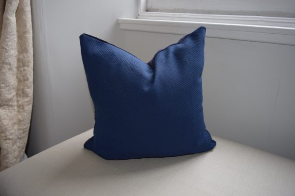 Navy Cotton Velvet with Laggan Wool 1/2 35cm