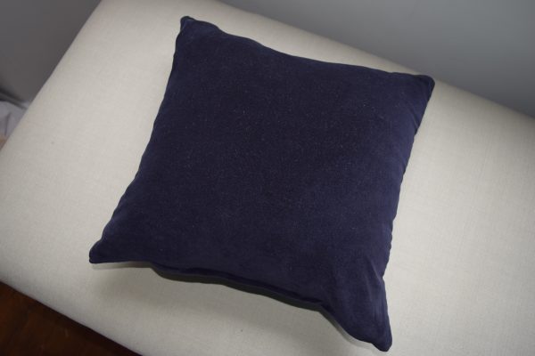 Navy Cotton Velvet with Laggan Wool 1/2 35cm - Image 2