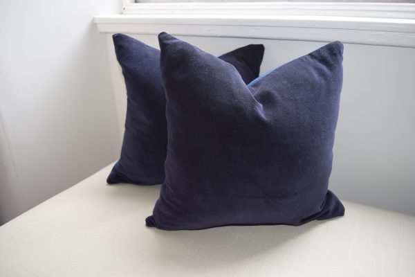Navy Cotton Velvet with Laggan Wool 2/2 35cm - Image 5